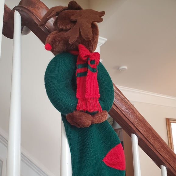 RUDOLPH THE RED NOSE REINDEER HOLIDAY STOCKING - Picture 3 of 11